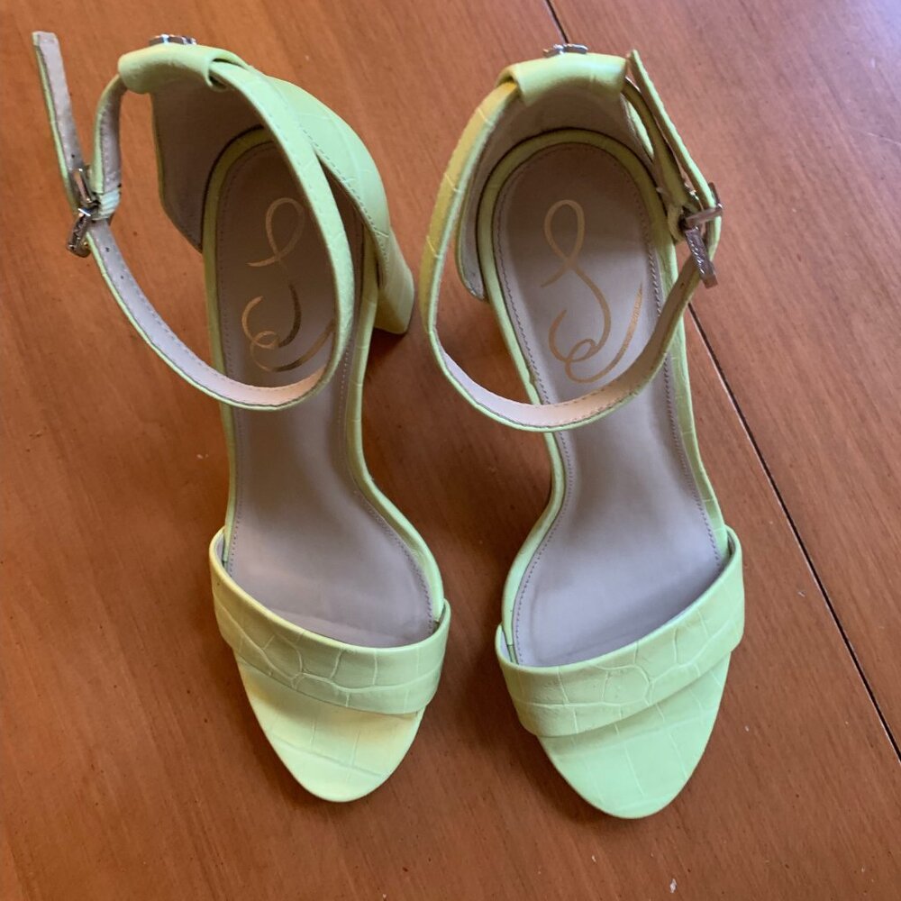 Green Sam Edelman Heels - Picture 2 of 6